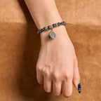 Jérusalem : Bracelet inspiré de la pierre noire brillante — Un symbole de foi