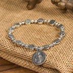 Bracelet Rosaire Crucifix Saint-Benoît : Accessoire chrétien intemporel pour l'expression quotidienne de la foi