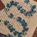Bracelet de prière papillon bleu scintillant Ailes de dévotion, chapelet animal