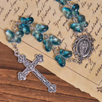 Bracelet de prière papillon bleu scintillant Ailes de dévotion, chapelet animal
