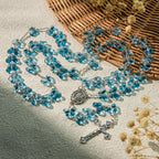 Bracelet de prière papillon bleu scintillant Ailes de dévotion, chapelet animal