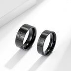 Anillos cruzados minimalistas de dos colores: Moda inspirada en la fe