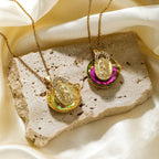Colliers Cristallins Multicolores de la Vierge Marie : Bijoux Artistiques Remplis de Foi
