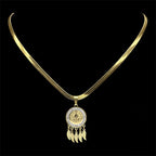 Collier pendentif icône sainte : Bijoux artistiques avec accents de zircon