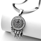 Collier pendentif icône sainte : Bijoux artistiques avec accents de zircon