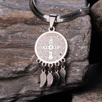 Collier pendentif icône sainte : Bijoux artistiques avec accents de zircon
