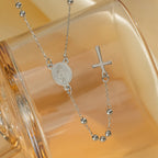 Bénédictions de Notre-Dame Collier fin et bracelet de style chapelet