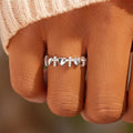 Anillo Corazón y Circonita Fe: Elegancia Minimalista con Significado Espiritual