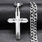 Collier Croix Déclaration : Artisanat Audacieux et Symbole Spirituel pour un Style Inspiré par la Foi