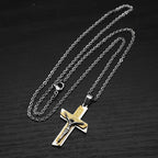 Collier Ornement Crucifix : Symbole Spirituel & Élégance Artisanale