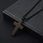 Collar Cruz de Costura de Béisbol: Devoción Atlética y Cita Inspiradora
