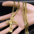 Collar Cruz Corona de Espinas: Simbolismo Sagrado y Estilo Atrevido