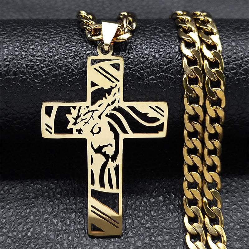 Collar Cruz Corona de Espinas: Simbolismo Sagrado y Estilo Atrevido