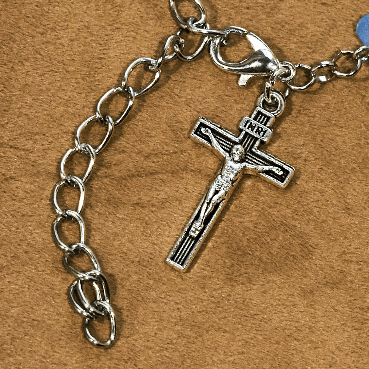 Rosario y pulsera Corazón Azul y Mariposa: Devoción y espiritualidad artística
