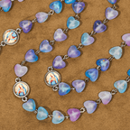 Rosario y pulsera Corazón Azul y Mariposa: Devoción y espiritualidad artística
