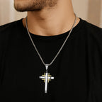 Collier Pendentif Croix Géométrique : Foi Moderne & Dévotion Stylée