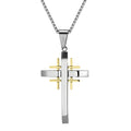 Collier Pendentif Croix Géométrique : Foi Moderne & Dévotion Stylée