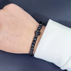 Stackable Cross Bracelet Set: Fashion-Forward Faith Integration