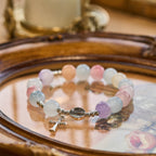 Bracelet de prière Notre-Dame en perles UV changeant de couleur Pastel Glow