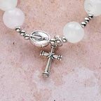 Bracelet de prière Notre-Dame en perles UV changeant de couleur Pastel Glow