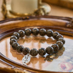 Pulsera con cambio de color y colgante Ichthus de piedra luminosa en forma de llama