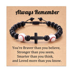 Pulsera de Cuentas Cruz y Deporte: Tierna Devoción para Amantes del Deporte