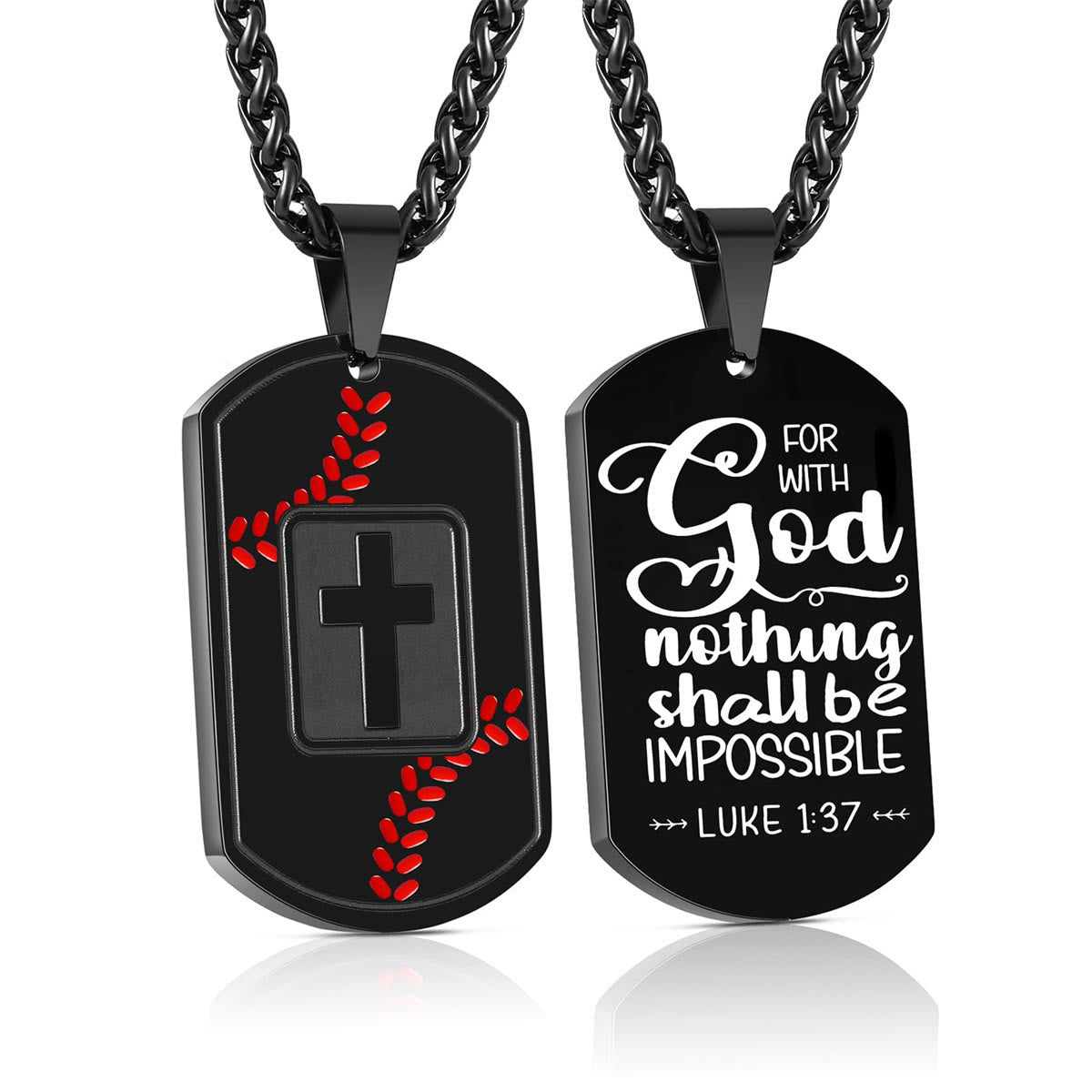 Placa de Identificación de Béisbol Pulida con Escritura: Recordatorio Constante de Gracia para la Vida Diaria