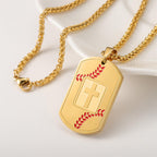 Placa de Identificación de Béisbol Pulida con Escritura: Recordatorio Constante de Gracia para la Vida Diaria