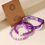 Pulsera con mensaje de fe y cruz con tarjeta WWJD: recuerdo listo para regalar