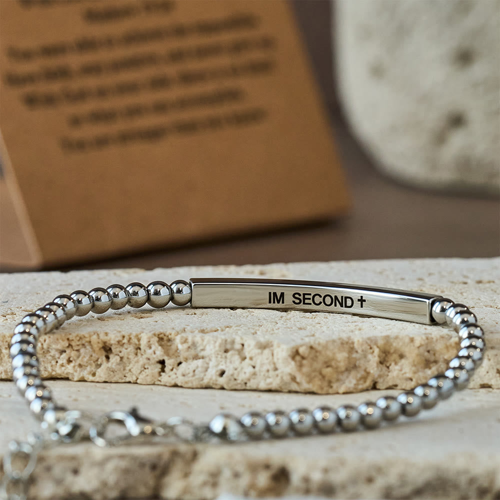 Bracelet Matthieu 19:26 & Psaume 46:5 (allemand) : un rappel discret de la présence divine