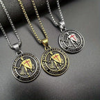 Collar Efesios 6 Vintage de 3 colores: Recordatorio silencioso de la fuerza espiritual