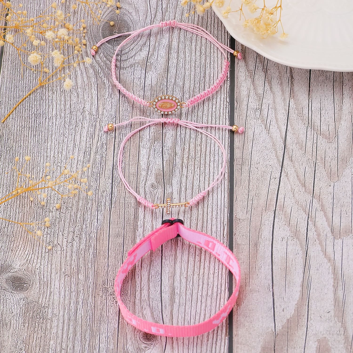 Pulsera con mensaje de fe y cruz con tarjeta WWJD: recuerdo listo para regalar