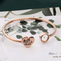 Bracelet 3 couleurs Foi contre Peur avec graine de moutarde : un rappel constant d'espoir