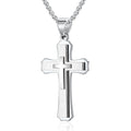 Collier croix triple couche : La foi personnalisée au quotidien