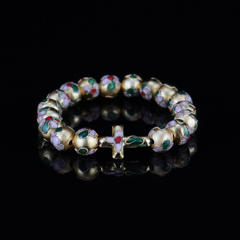 Pièces de foi en filigrane d'émail cloisonné : Un réconfort riche avec une symbolique sacrée