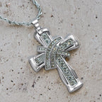 Collier croix Grace & Glory Baroque Radiance bicolore