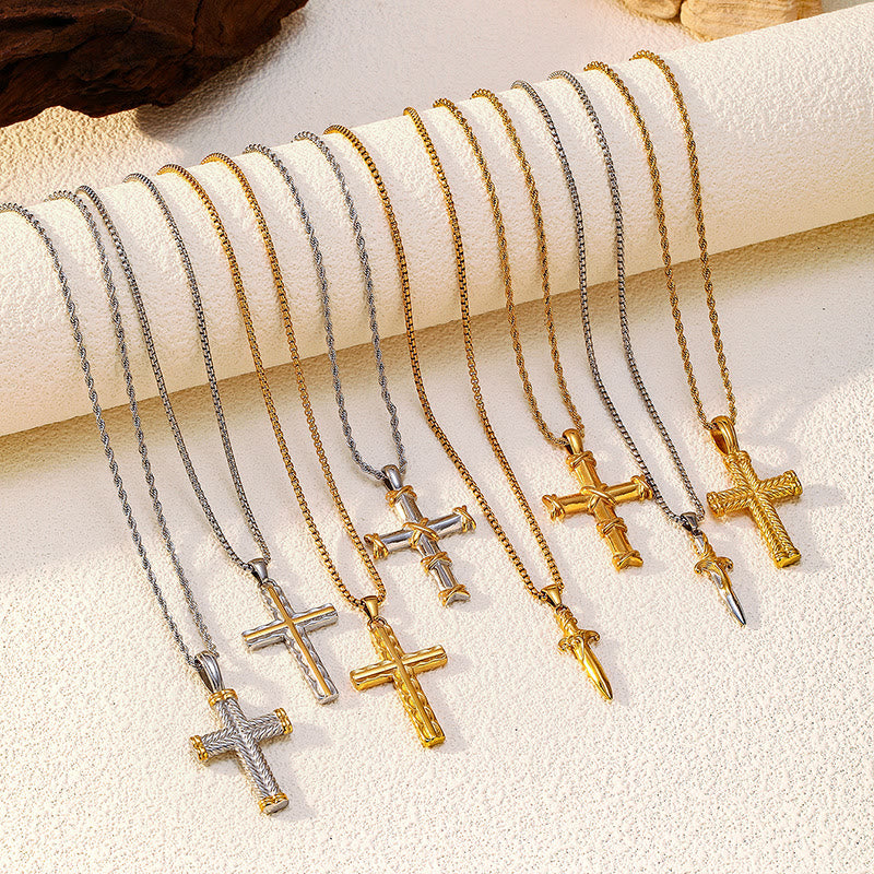 Collier Croix Multidesign : Le rappel silencieux de Sa fidélité