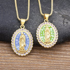 Collar Nuestra Señora de Tonos Suaves: Gracia Reconfortante para Días Ajetreados