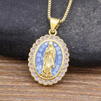 Collar Nuestra Señora de Tonos Suaves: Gracia Reconfortante para Días Ajetreados