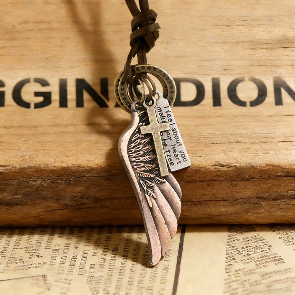 Collar vintage de alas de ángel y cruz: Su cuidado para el uso diario