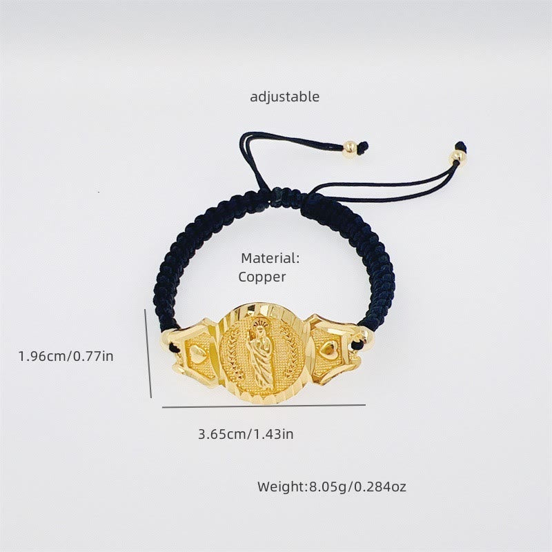 Bracelet multi-cordons Notre-Dame : Un doux rappel de Sa sollicitude