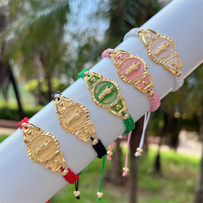 Bracelet multi-cordons Notre-Dame : Un doux rappel de Sa sollicitude