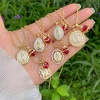 Collier Notre-Dame et Sacré-Cœur en 6 styles : Bijoux élégants imprégnés de foi
