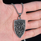 Collier Pendentif Bouclier Saint Michel : Incarnez Sa Protection Courageuse