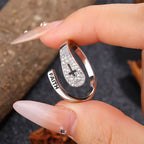 Anillo superpuesto Fe y Cruz: Encarna Su Presencia Inmutable
