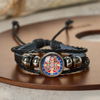 Bracelet multicolore ajustable Saint-Benoît : un symbole contre la négativité et la peur