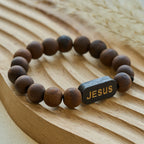 Pulsera de madera de Jesús Regalos de joyería