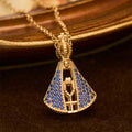 Collier Pendentif Notre-Dame d'Aparecida Protection Divine Style Classique