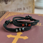 Pulsera de Paracord con Cruz para Baloncesto, Fútbol o Béisbol: Compañero de Fe y Deporte