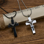 Collar con cruz interior desmontable: Afianza tu fe en un amor que trasciende